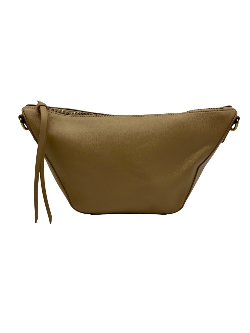 MMS Brown Leather Crossbody Bag